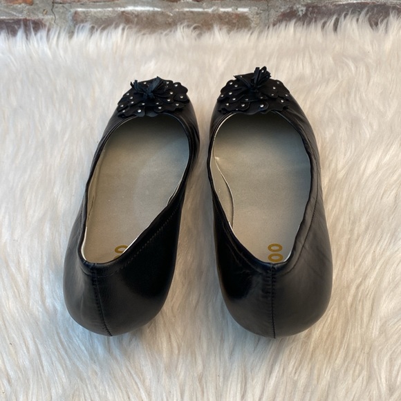 Me Too Black Leather Wedge Heels, Size 9M - Picture 10 of 15